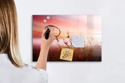 Magnetinė rašymo lenta ūkanotas rytas