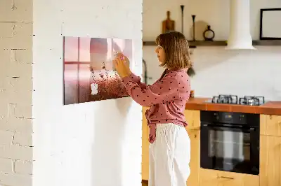 Magnetinė rašymo lenta ūkanotas rytas