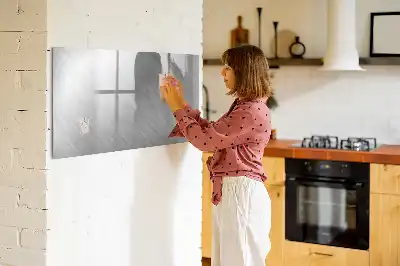 Magnetinė rašymo lenta metalinė siena