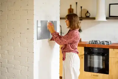 Magnetinė rašymo lenta metalinė siena