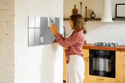 Magnetinė rašymo lenta metalinė siena