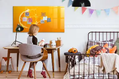 Magnetinė piešimo lenta apelsino formos