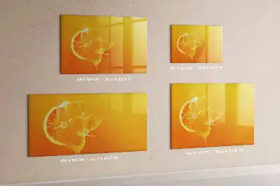 Magnetinė piešimo lenta apelsino formos
