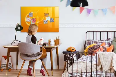 Magnetinė piešimo lenta apelsino formos