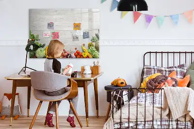 Magnetinė piešimo lenta su daržovių piešiniu