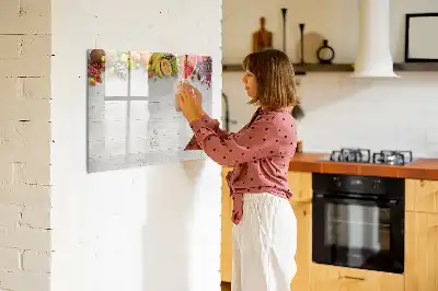 Magnetinė piešimo lenta su vaisių motyvu