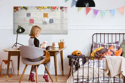 Magnetinė piešimo lenta su vaisių motyvu
