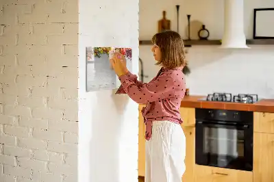Magnetinė piešimo lenta su vaisių motyvu