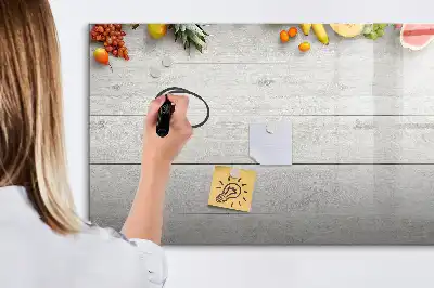 Magnetinė piešimo lenta su vaisių motyvu