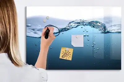 Magnetinė piešimo lenta vandens pagrindu veikianti detalė