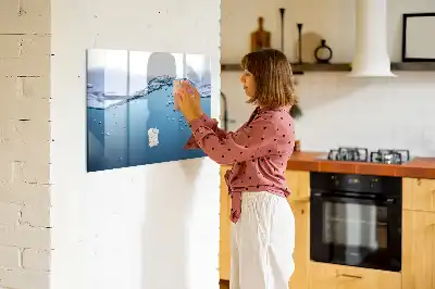 Magnetinė piešimo lenta vandens pagrindu veikianti detalė