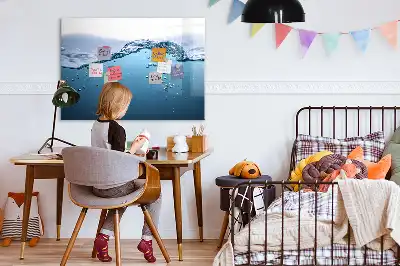 Magnetinė piešimo lenta vandens pagrindu veikianti detalė