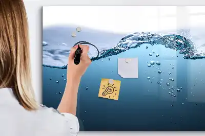 Magnetinė piešimo lenta vandens pagrindu veikianti detalė