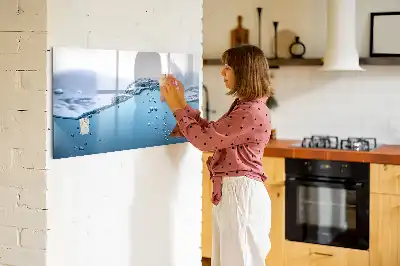 Magnetinė piešimo lenta vandens pagrindu veikianti detalė