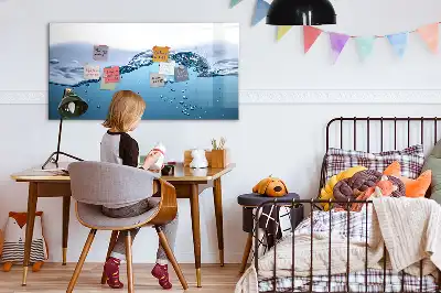 Magnetinė piešimo lenta vandens pagrindu veikianti detalė