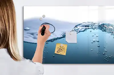 Magnetinė piešimo lenta vandens pagrindu veikianti detalė