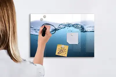 Magnetinė piešimo lenta vandens pagrindu veikianti detalė