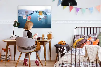 Magnetinė piešimo lenta vandens pagrindu veikianti detalė