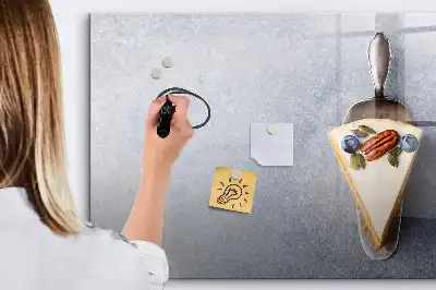Magnetinė piešimo lenta pyrago gabalėlis