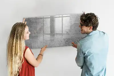 Magnetinė piešimo lenta neapdorota siena
