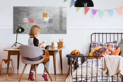 Magnetinė piešimo lenta neapdorota siena