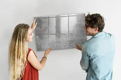 Magnetinė piešimo lenta neapdorota siena