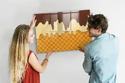 Magnetinė piešimo lenta ledų formos