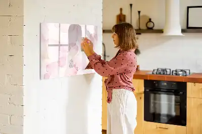 Magnetinė piešimo lenta akvareliniai žiedlapiai