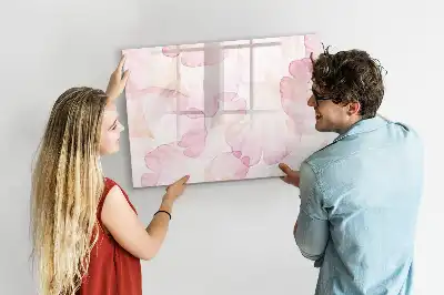 Magnetinė piešimo lenta akvareliniai žiedlapiai