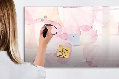 Magnetinė piešimo lenta akvareliniai žiedlapiai