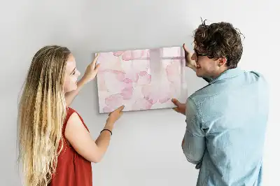 Magnetinė piešimo lenta akvareliniai žiedlapiai