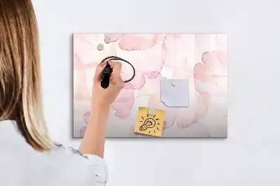 Magnetinė piešimo lenta akvareliniai žiedlapiai
