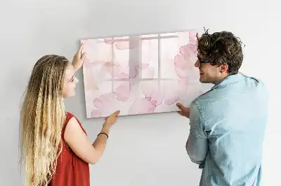 Magnetinė piešimo lenta akvareliniai žiedlapiai