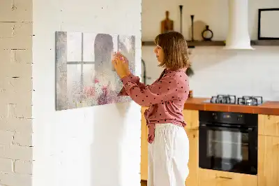 Magnetinė rašymo lenta tapybiškos abstrakcijos dizaino