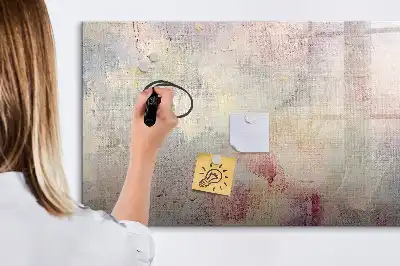 Magnetinė rašymo lenta tapybiškos abstrakcijos dizaino