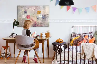 Magnetinė rašymo lenta tapybiškos abstrakcijos dizaino