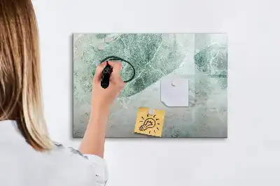 Magnetinė piešimo lenta su marmuro rašto paviršiumi