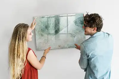 Magnetinė piešimo lenta su marmuro rašto paviršiumi