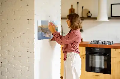 Magnetinė rašymo lenta saulėlydis paplūdimyje