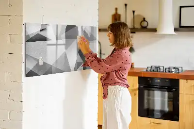 Magnetinė piešimo lenta su 3D abstrakcijos dizainu