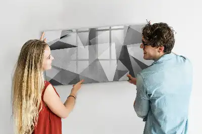 Magnetinė piešimo lenta su 3D abstrakcijos dizainu