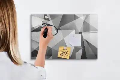 Magnetinė piešimo lenta su 3D abstrakcijos dizainu