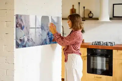 Magnetinė piešimo lenta Teptuko potėpiai