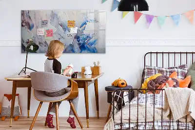Magnetinė piešimo lenta Teptuko potėpiai