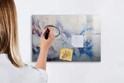 Magnetinė piešimo lenta Teptuko potėpiai
