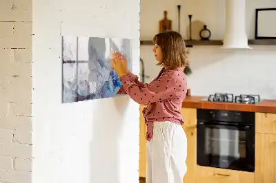 Magnetinė piešimo lenta Teptuko potėpiai