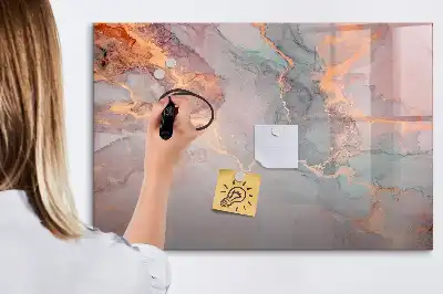 Magnetinė rašymo lenta dekoratyvinio marmuro rašto