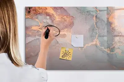 Magnetinė rašymo lenta dekoratyvinio marmuro rašto