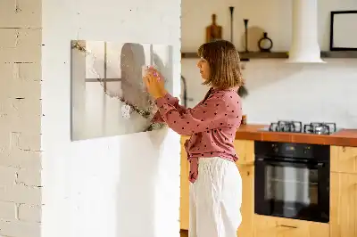 Magnetinė piešimo lenta auksinio marmuro dizaino