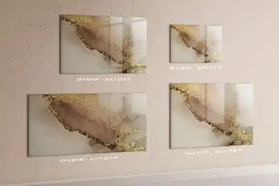 Magnetinė piešimo lenta auksinio marmuro dizaino